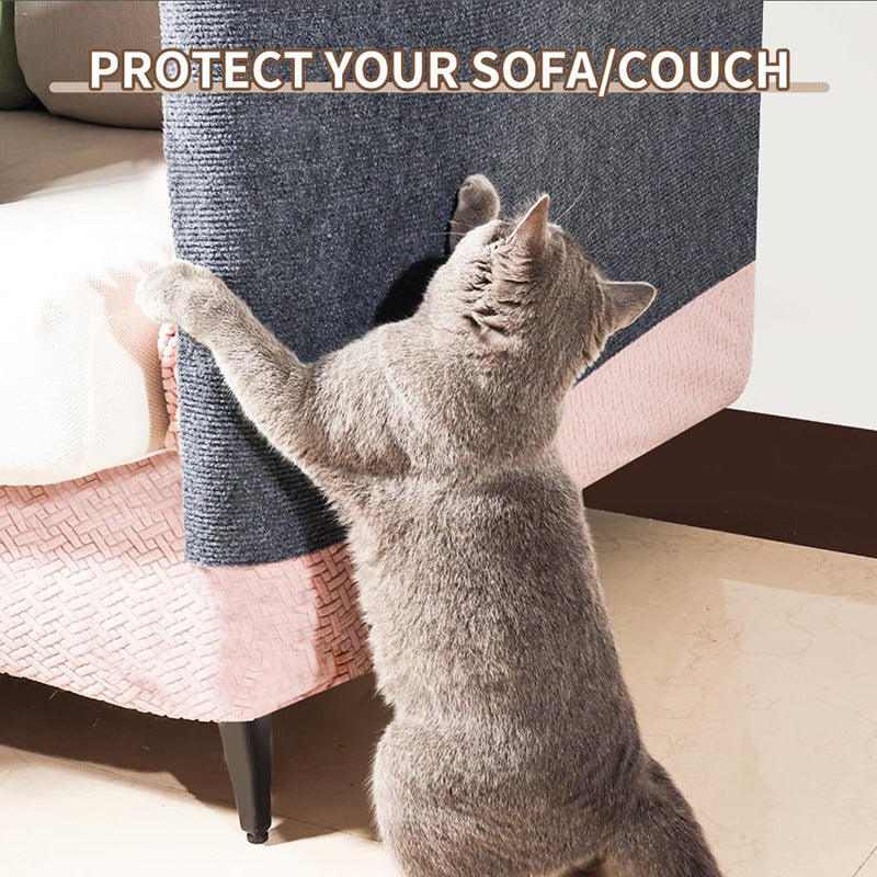 Couch Saver Cat Scratch Carpet – Cut-to-Fit Furniture Protector (16" x 79")