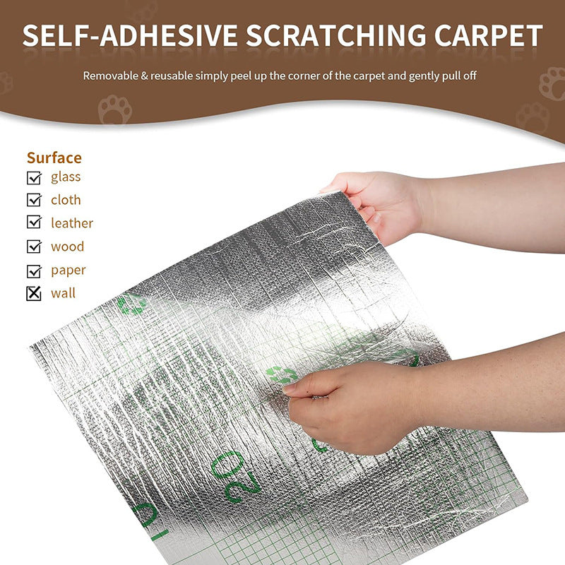 Couch Saver Cat Scratch Carpet – Cut-to-Fit Furniture Protector (16" x 79")